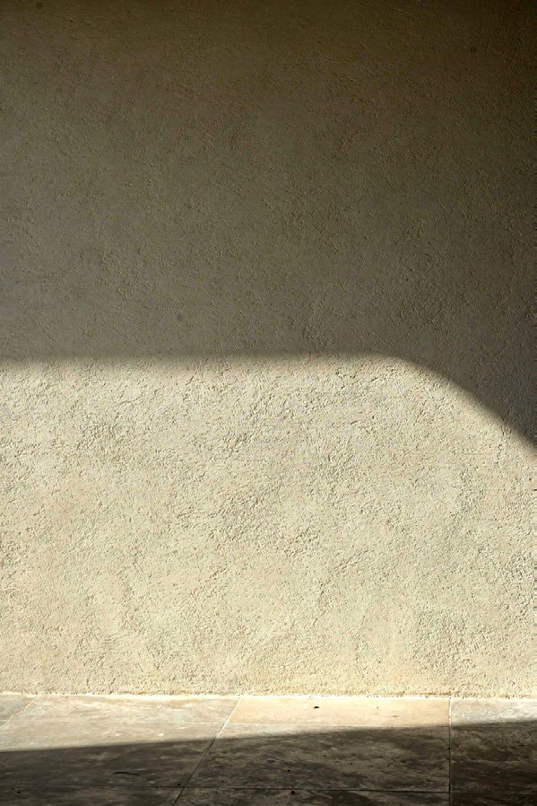 Textured wall in warm light